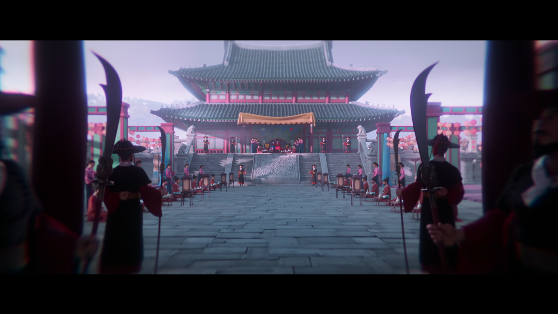 경복궁 애니메이션 장면 1